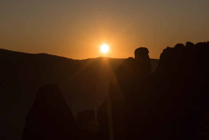 Atardecer en Marcahuasi