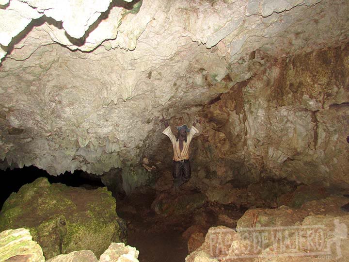 Interior de la cueva del pirata Morgan