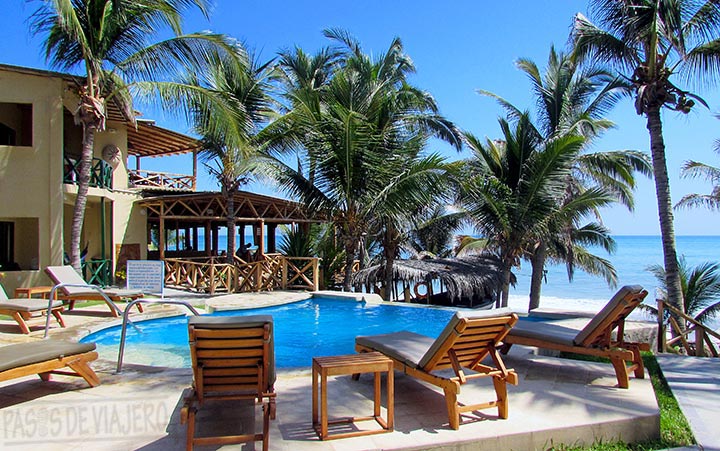 Vista desde el hotel Máncora Beach Bungalows