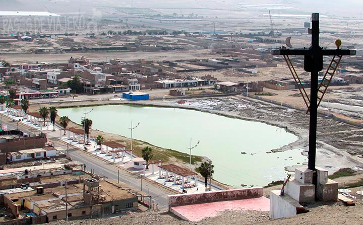 Laguna La Milagrosa desde el cerro Yaya