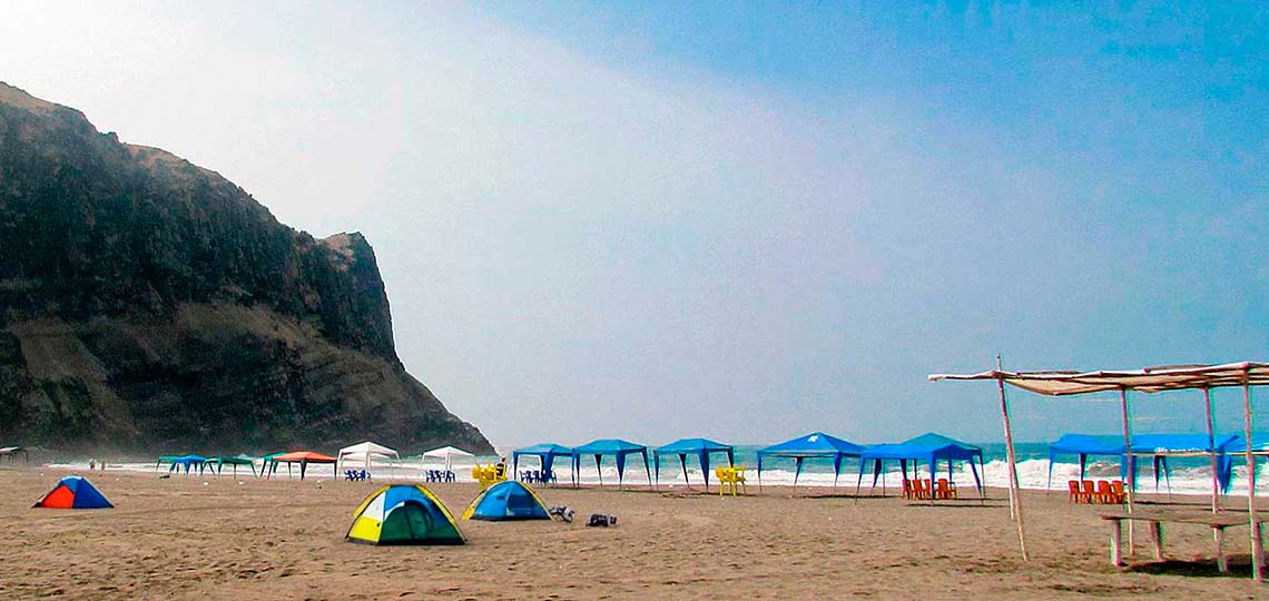 Las mejores playas para acampar en Lima