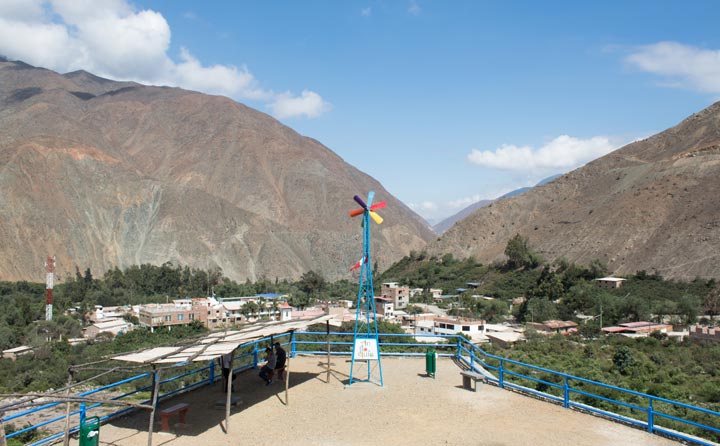 Mirador de Amancaes en el pueblo Espíritu Santo