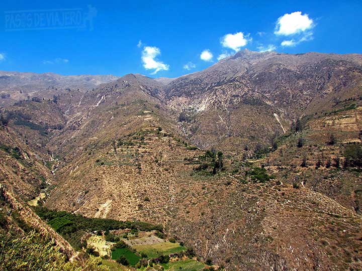 Vista desde el camino hacia la catarata Palacala