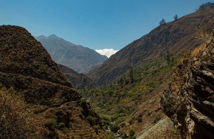Vista desde el puente en Autisha